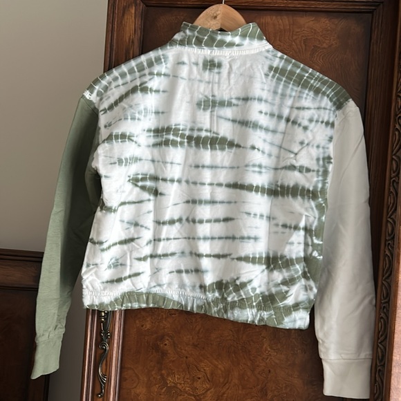 Splendid Kid's Girl Pullover Crop 1/2 zip Sweatshirt NWT Size 12 - Picture 4 of 4